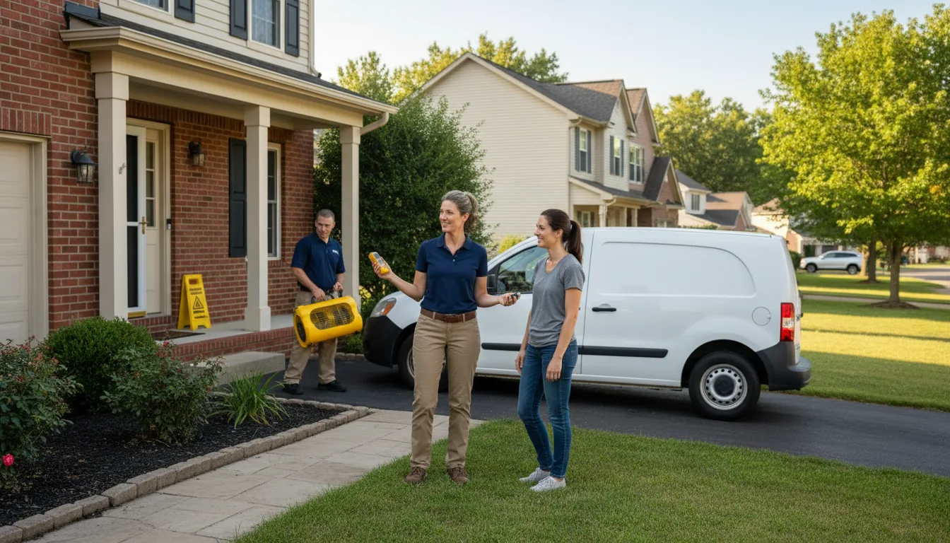 Water restoration image for Home Water Damage Repair in Enloe, TX